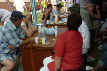 Rokovanie v Hradišti 27.8.2011 s partnerskými organizáciami z Maďarska