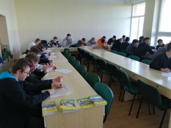 Diskusia na Strednej odbornej škole agrotechnickej v Topoľčanoch z projektu Vidiecka mládež v regióne