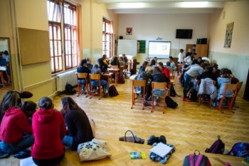 Workshop na Strednej odbornej škole pedagogickej v Turčianskych Tepliciach z projektu Vidiecka mládež v regióne