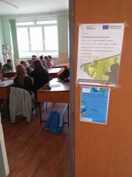 Diskusia na Gymnáziu V. Paulinyho – Tótha v Martine z projektu Vidiecka mládež v regióne