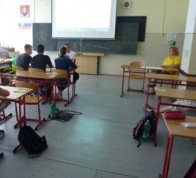 Workshop na Strednej spojenej škole v Banskej Bystrici časti Kremnička z projektu Vidiecka mládež v regióne