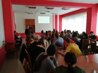 Workshop projektu Vidiecka mládež v regióne na Strednej odbornej škole podnikania v Prešove