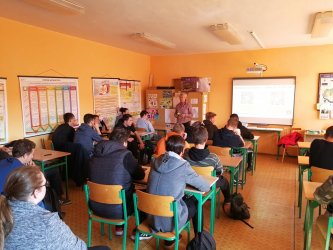 Workshop projektu Vidiecka mládež v regióne na Spojenej škole v Poltári