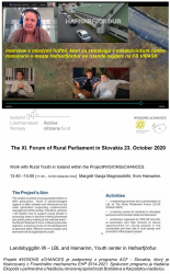 Partneri z Islandu Landsbyggðin lifi a spolupracujúce mládežnícke centrum Hammarin z Hafnarfjörður na XI. Fóre Vidieckeho parlamentu