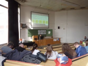 Diskusia projektu Vidiecka mládež v regióne na Prešovskej univerzite (Fakulta prírodných a humanitných vied) v Prešove