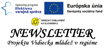 NEWSLETTER Č. 3/2020 projektu Vidiecka mládež v regióne