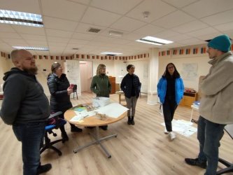 stretnutie projektového tímu Youth Action for Nature and Wellbeing.