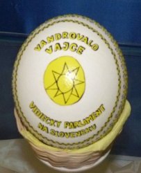 Vandrovalo vajce  tentoraz do obce Bzince pod Javorinou