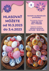 Pozývame na  celoslovenskú prehliadku výrobcov kraslíc do Cetuny + hlasovanie